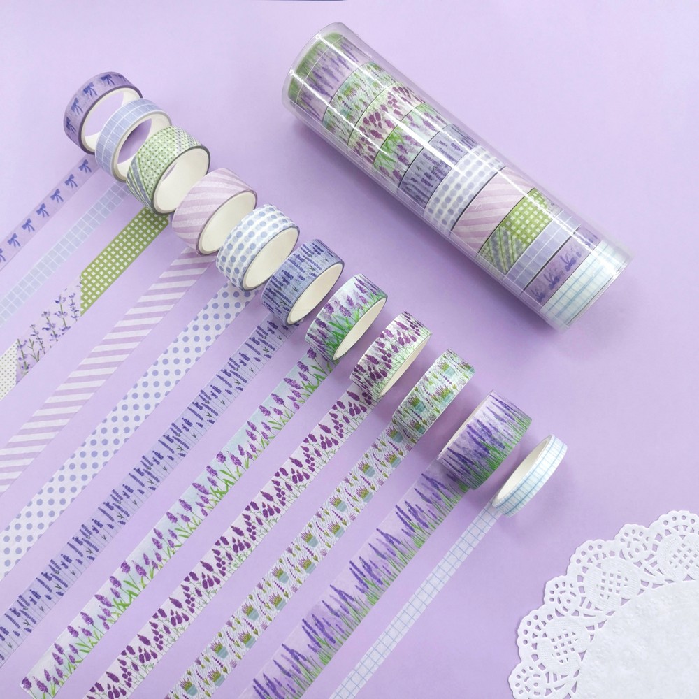 Lavendar Fragrance Washi Tape Set